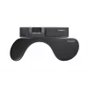 Reposabrazos Mousetrapper Armrest Asymmetric — piel sintética, negro, 680×205×20 mm