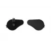 Reposamuñecas Mousetrapper Armrest Split – piel sintética, negro, 305×195×24 mm