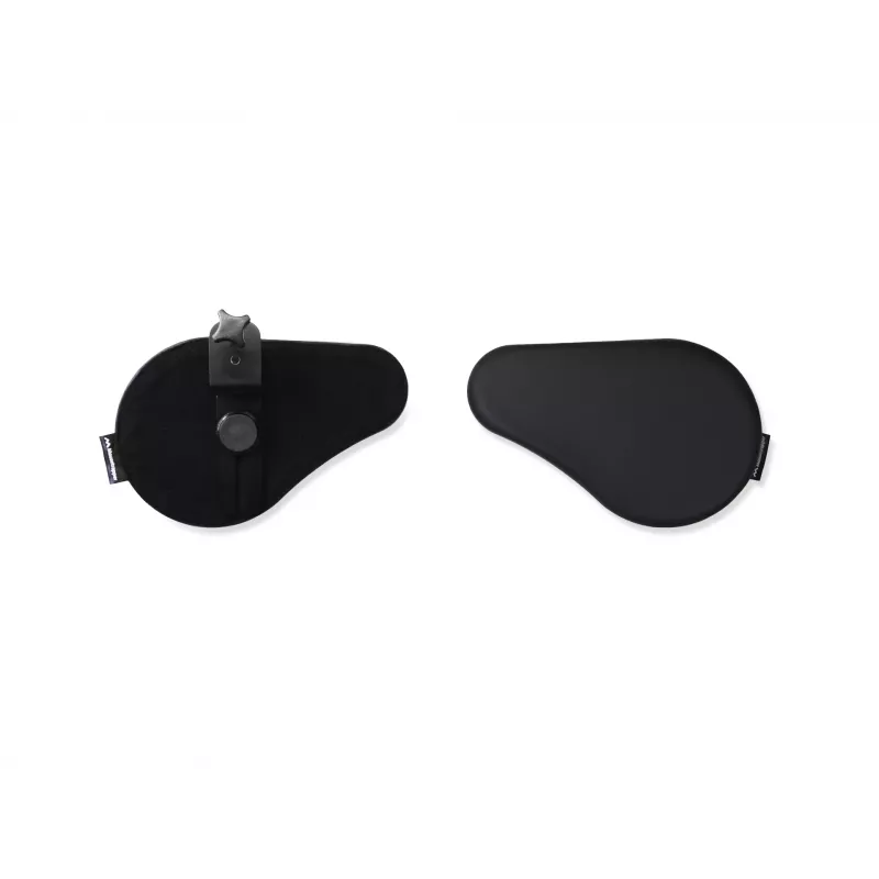 Reposamuñecas Mousetrapper Armrest Split – piel sintética, negro, 305×195×24 mm