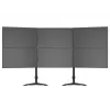 Kit de ampliación para soporte de mesa de triple monitor MULTIBRACKETS M VESA para 3 pantallas de 24–32 pulgadas hasta 24 kg, aluminio/plástico, negro