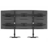 Kit de ampliación para soporte de mesa de triple monitor MULTIBRACKETS M VESA para 3 pantallas de 24–32 pulgadas hasta 24 kg, aluminio/plástico, negro