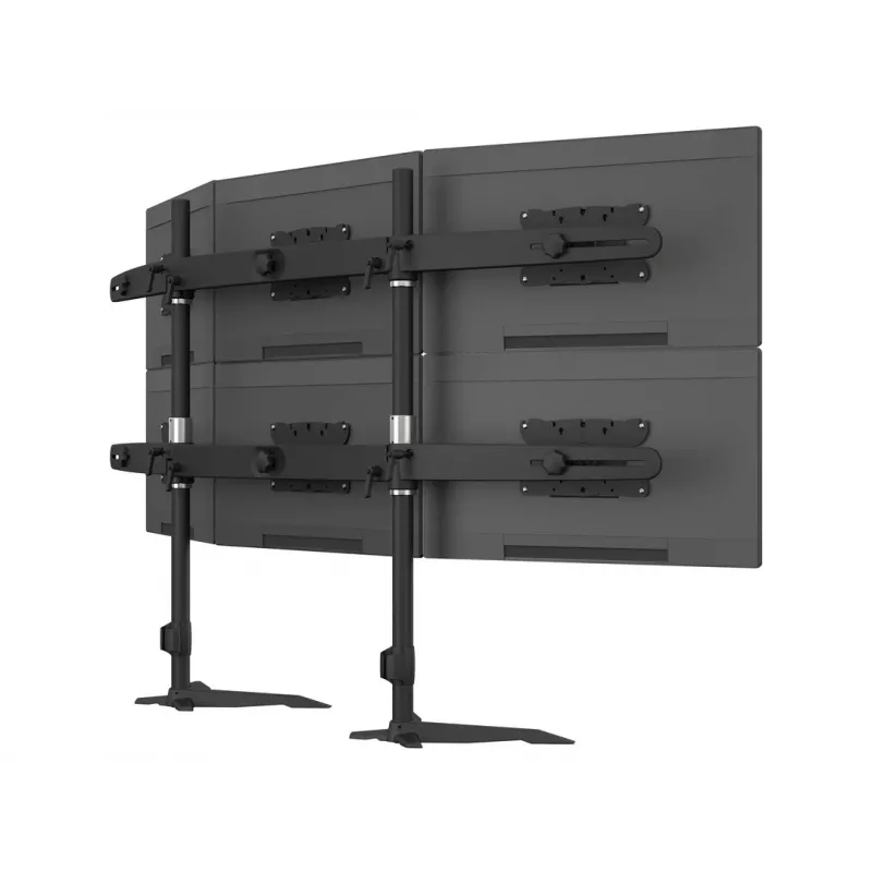 Kit de ampliación para soporte de mesa de triple monitor MULTIBRACKETS M VESA para 3 pantallas de 24–32 pulgadas hasta 24 kg, aluminio/plástico, negro
