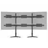 Kit de ampliación para soporte de mesa de triple monitor MULTIBRACKETS M VESA para 3 pantallas de 24–32 pulgadas hasta 24 kg, aluminio/plástico, negro