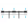 Kit de ampliación para soporte de mesa de triple monitor MULTIBRACKETS M VESA para 3 pantallas de 24–32 pulgadas hasta 24 kg, aluminio/plástico, negro