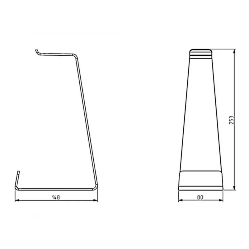 Soporte para auriculares Multibrackets M Headset Holder soporte de mesa blanco