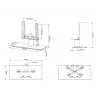 Soporte de mesa Multibrackets M VESA Tablestand Turn negro X Small MAX 200x200