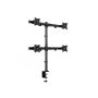 Multibrackets M Deskmount Basic Quad, pinza/pasante, 32 kg, 38,1 cm (15 pulgadas), 68,6 cm (27 pulgadas), 100 x 100 mm, negro