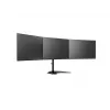 Soporte de escritorio para monitor MULTIBRACKETS M Deskstand Basic Triple — para 3 monitores, VESA 75x75–100x100, admite hasta 24 kg, para pantallas de 15 a 27 pulgadas, negro
