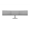 Soporte de escritorio para monitor MULTIBRACKETS M Deskstand Basic Triple — para 3 monitores, VESA 75x75–100x100, admite hasta 24 kg, para pantallas de 15 a 27 pulgadas, negro