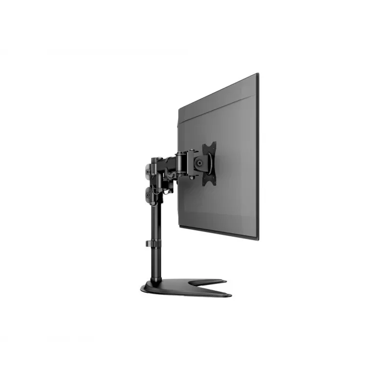 Soporte de escritorio para monitor MULTIBRACKETS M Deskstand Basic Triple — para 3 monitores, VESA 75x75–100x100, admite hasta 24 kg, para pantallas de 15 a 27 pulgadas, negro