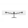 Soporte de escritorio para monitor MULTIBRACKETS M Deskstand Basic Triple — para 3 monitores, VESA 75x75–100x100, admite hasta 24 kg, para pantallas de 15 a 27 pulgadas, negro