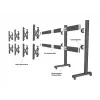 Extensión de raíl Multibrackets M Pro Series aluminio 180 mm