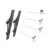 Brazo de montaje para pantalla plana MULTIBRACKETS M Pro Series Tilt Arms 400mm, negro, aluminio/acero, 2 unidades