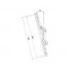 Brazo de soporte para pantalla plana MULTIBRACKETS M Pro Series Tilt Arms 600 mm, acero, negro, 2 unidades