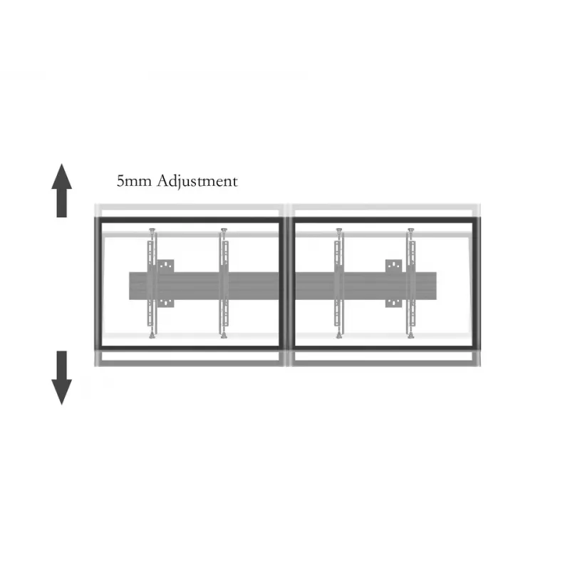 Brazo de montaje para pantalla plana Multibrackets M Pro Series Micro-Adjustable Arms 400mm negro acero