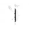 Brazo de montaje para pantalla plana Multibrackets M Pro Series Micro-Adjustable Arms 400mm negro acero