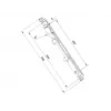 Brazo de montaje para pantalla plana Multibrackets M Pro Series Micro-Adjustable Arms 400mm negro acero