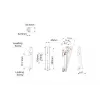 Brazo de montaje para pantalla plana MULTIBRACKETS M Pro Series Tilt Arms 200 mm negro acero, 1,5 kg, 2 unidades