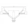 Multibrackets M VESA Gas Lift Arm Dual Side by Side negro pinza 20 kg 15-32 pulgadas
