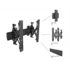 Soporte de pared Multibrackets M Wallmount Pro MBW1U negro 30 kg 40-65 pulgadas