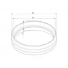 Multibrackets M Pro Series - cubierta de tubo externa negra