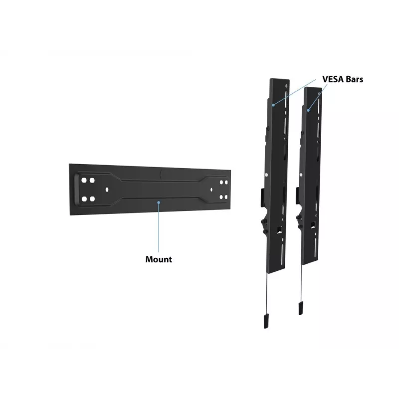 Soporte de pared VESA Multibrackets M Super Slim Tilt 400 MAX, 81,3 cm (32