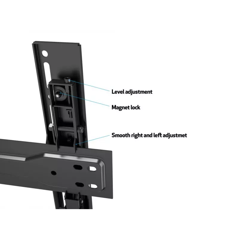 Soporte de pared VESA Multibrackets M Super Slim Tilt 400 MAX, 81,3 cm (32