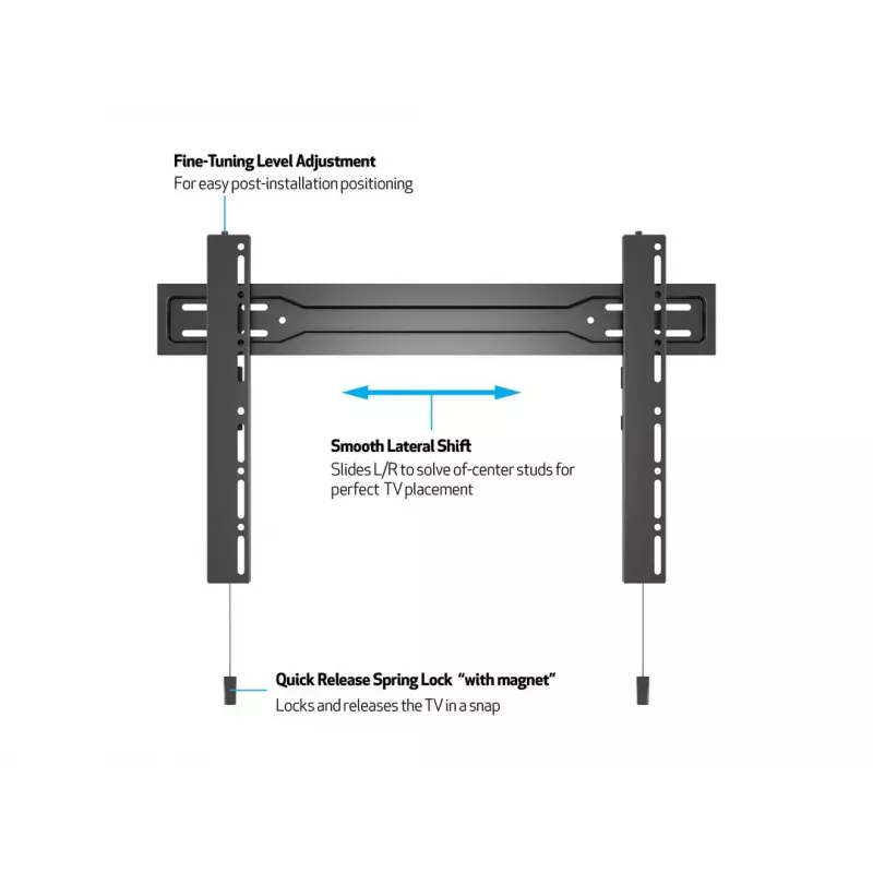 Soporte de pared VESA Multibrackets M Super Slim Fixed 600 MAX 35 kg 32-100