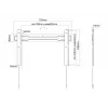 Soporte de pared VESA Multibrackets M Super Slim Fixed 600 MAX 35 kg 32-100