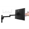 Soporte de mesa Multibrackets M VESA Deskmount Officeline Single II Negro