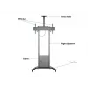 Multibrackets M Motorized Floorstand 120 kg Negro incl. armario y estante para cámara
