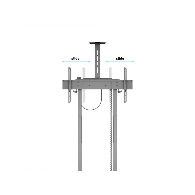 Multibrackets M Motorized Floorstand 120 kg Negro incl. armario y estante para cámara