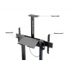 Multibrackets M Motorized Floorstand 120 kg Negro incl. armario y estante para cámara