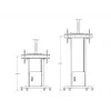Multibrackets M Motorized Floorstand 120 kg Negro incl. armario y estante para cámara