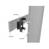 Placa para dispositivos Multibrackets M Pro Series placa de unión Negro Acero 2,1 kg