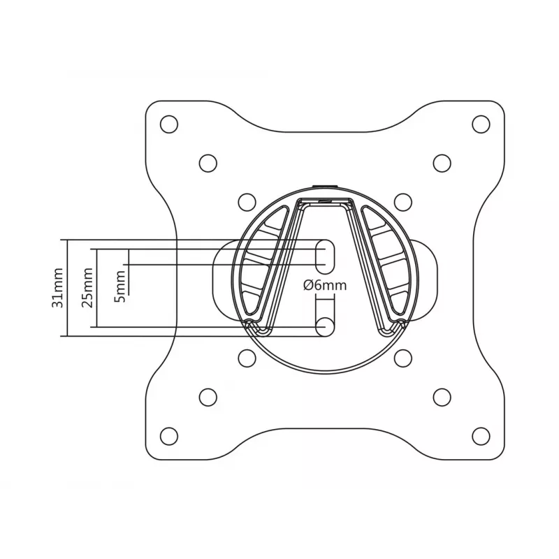 Multibrackets M VESA Full-Motion II 50 75 100 15 kg 22,9-81,3 cm