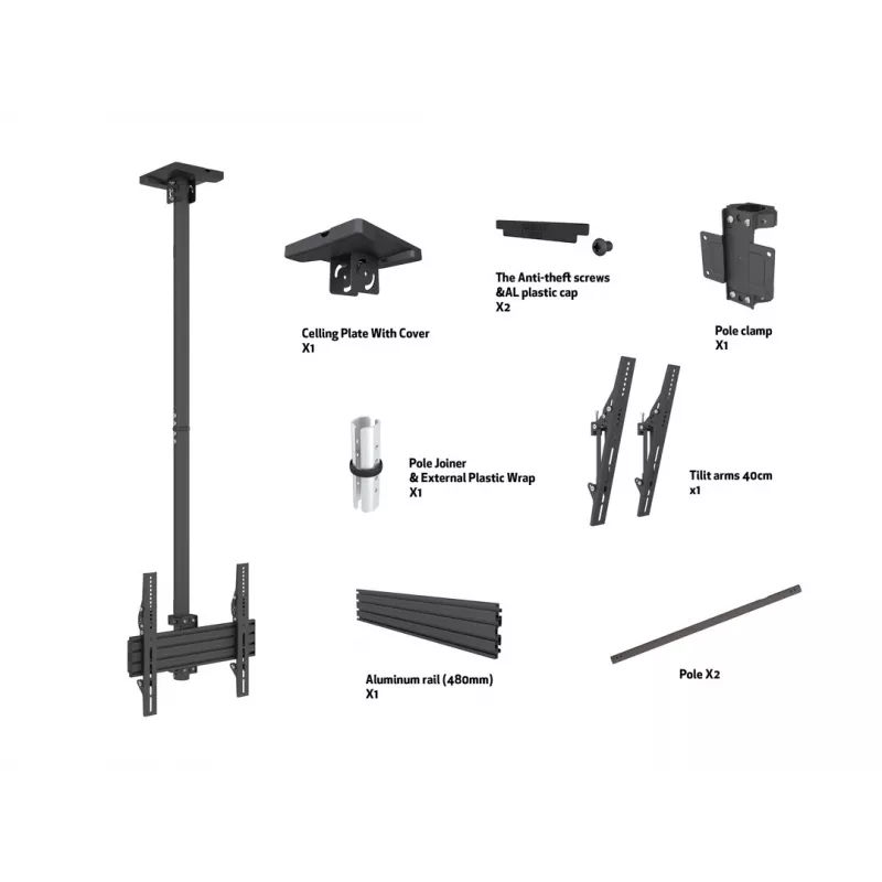 Multibrackets M Soporte de techo Pro MBC1U VESA 400