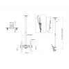 Multibrackets M Soporte de techo Pro MBC1U VESA 400