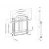 Soporte de pared MULTIBRACKETS M Counterbalanced HD para televisores de 37