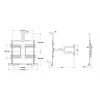 Multibrackets M Universal Flexarm Pro 60 kg Sound & Camera 60 kg capacidad de carga 55-85