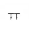 Base pasante MULTIBRACKETS M Deskmount HD — carcasa de aluminio, negra, Ø 21 cm, alto 40 mm, 500 g