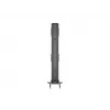 Base pasante MULTIBRACKETS M Deskmount HD — carcasa de aluminio, negra, Ø 21 cm, alto 40 mm, 500 g