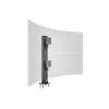 Base pasante MULTIBRACKETS M Deskmount HD — carcasa de aluminio, negra, Ø 21 cm, alto 40 mm, 500 g