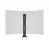 Base pasante MULTIBRACKETS M Deskmount HD — carcasa de aluminio, negra, Ø 21 cm, alto 40 mm, 500 g