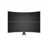Base pasante MULTIBRACKETS M Deskmount HD — carcasa de aluminio, negra, Ø 21 cm, alto 40 mm, 500 g