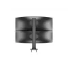 Base pasante MULTIBRACKETS M Deskmount HD — carcasa de aluminio, negra, Ø 21 cm, alto 40 mm, 500 g