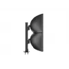Base pasante MULTIBRACKETS M Deskmount HD — carcasa de aluminio, negra, Ø 21 cm, alto 40 mm, 500 g