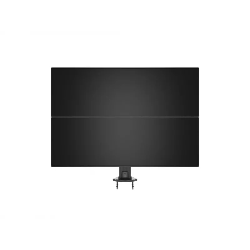Base pasante MULTIBRACKETS M Deskmount HD — carcasa de aluminio, negra, Ø 21 cm, alto 40 mm, 500 g