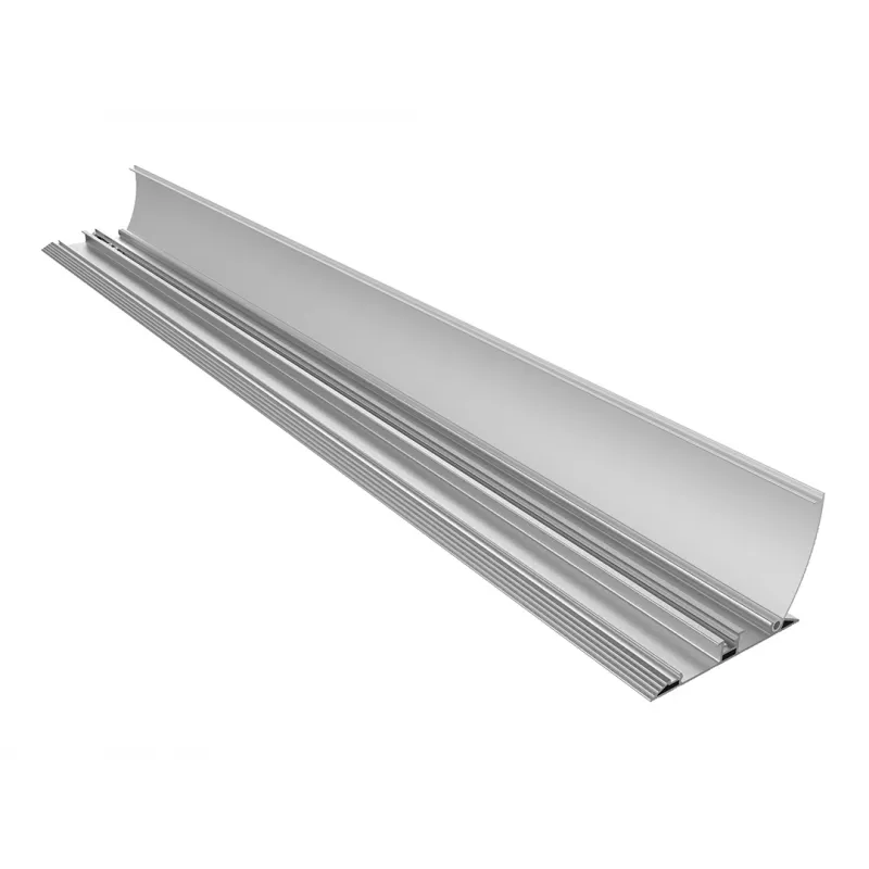 Multibrackets M Canaleta de cables para suelo Aluminio – 139 mm ancho – 1100 mm largo