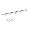 Multibrackets M Canaleta de cables para suelo Aluminio – 139 mm ancho – 1100 mm largo